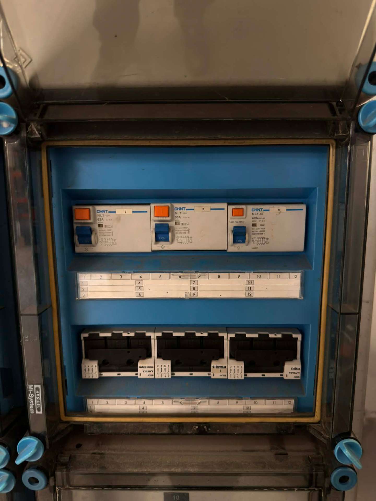 63A CEE grupper – panel 1 i 400A målerstavle