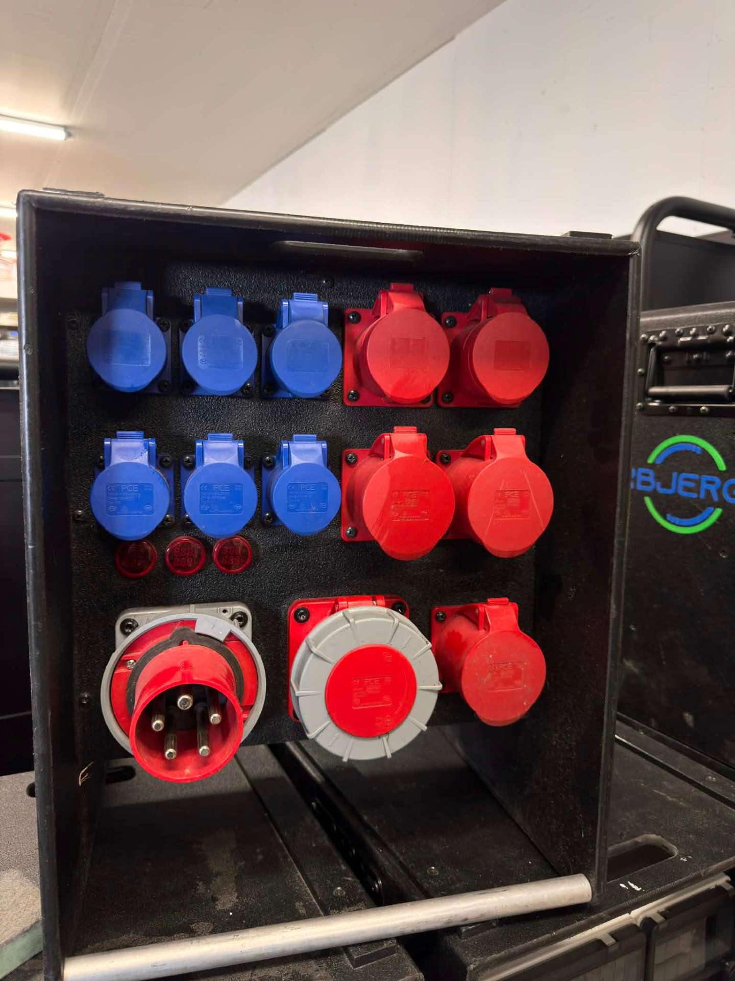 63A strømtavle – professionel byggepladsstavle med HPFI