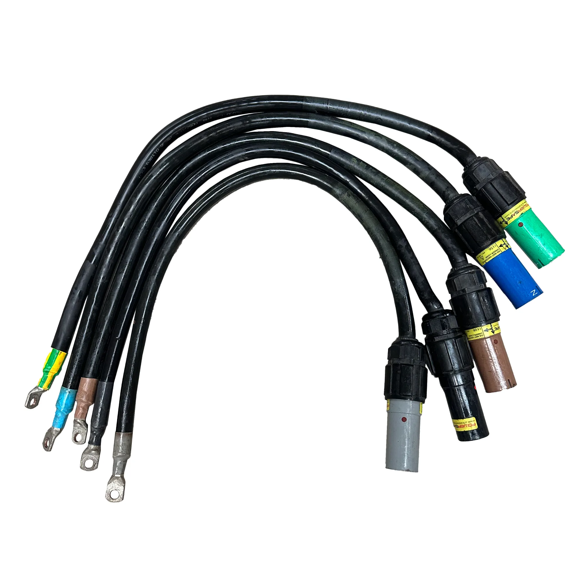 Komplet powerlock-kabel klar til byggepladsen